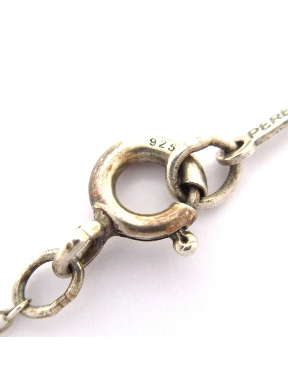 Tiffany & Co Necklace Bean Silver